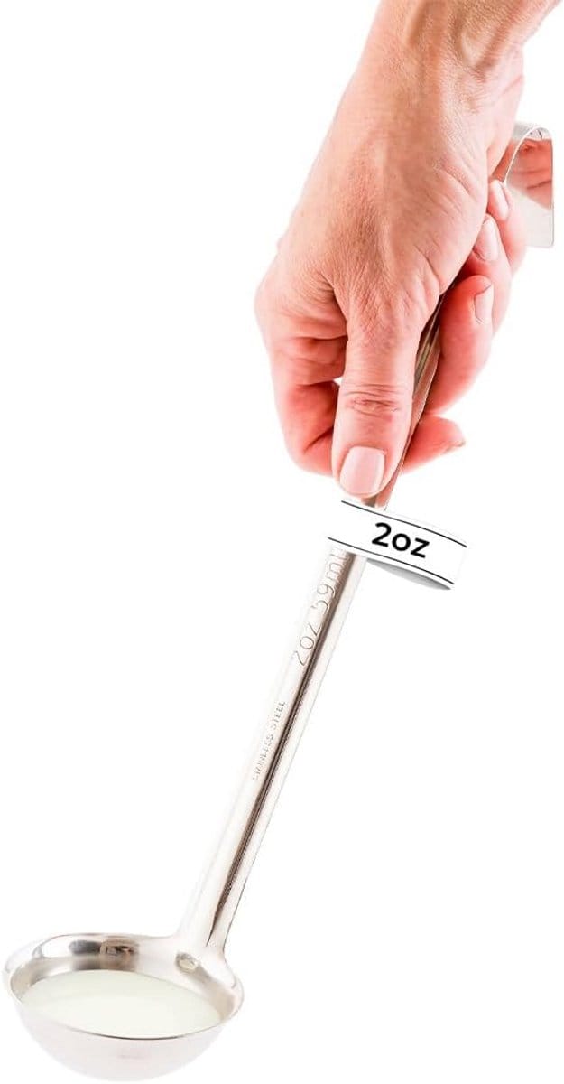 Lux Serving Ladle 1 oz - Roestvrij Staal Serveerschep voor Restaurants