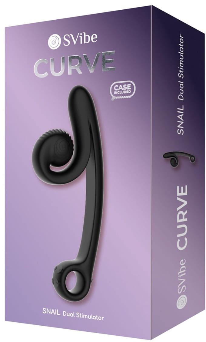 Snail Vibe Snail Vibe Curve Vibrator Zwart