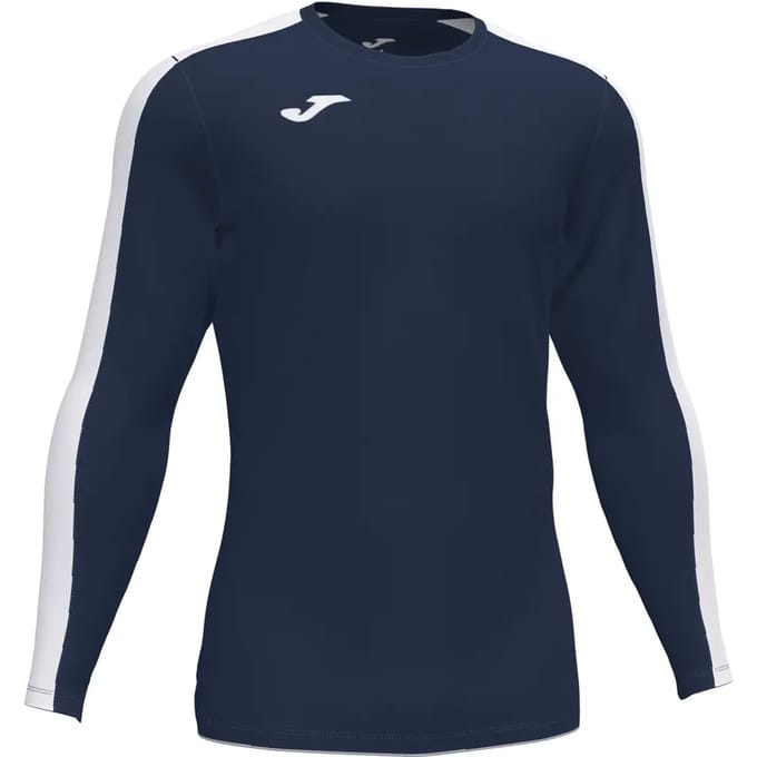 Joma Academy III Voetbalshirt Lange Mouw Kinderen - Marine / Wit | Maat: 152