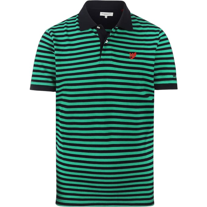 McGregor Pique Stripe Polo Medium Green Größe: S | Poloshirts Outlet | Herren | Grün