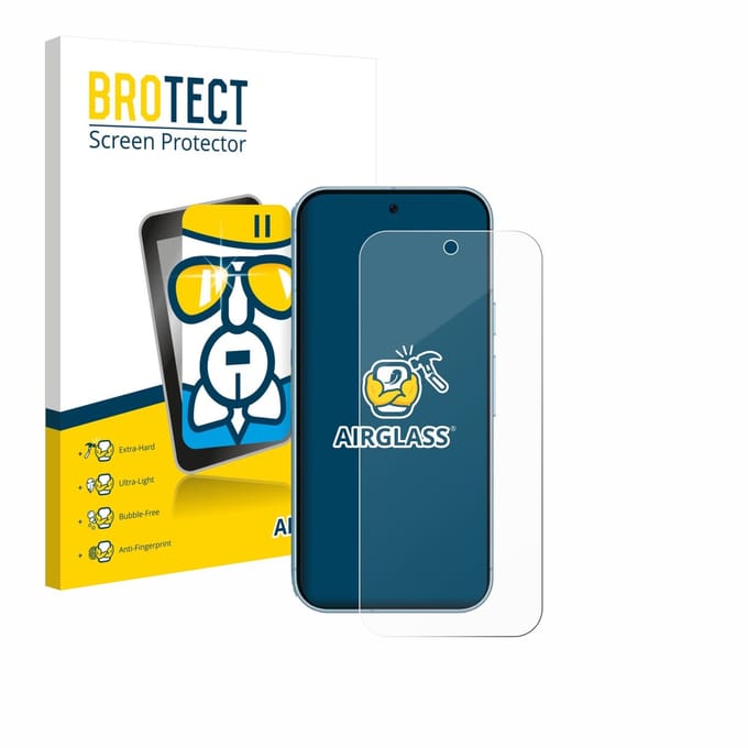 Screenprotector voor Google Pixel 9 (case-friendly) Beschermglas transparant