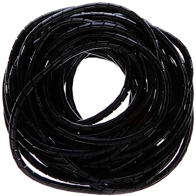 Spiraalslang - Kabelorganizer - Kabels bundelen - Flexibele bescherming - 10 meter - Zwart