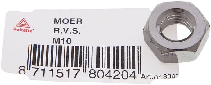 Deltafix - Moer rvs m10