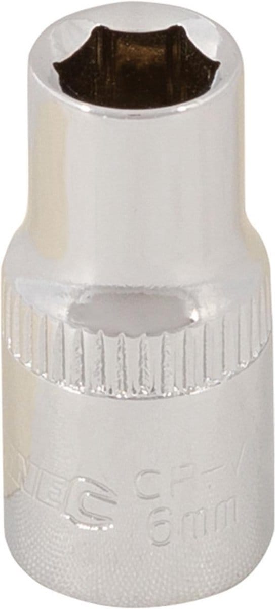 Silverline Zeskantige 1/4 inch - Metrische Dop - 6 mm