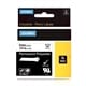 DYMO Rhino industriële labels | Permanent Polyester | 6 mm x 3,5 m | zwarte afdruk op wit | zelfklevende labels voor Rhino & LabelManager labelprinters
