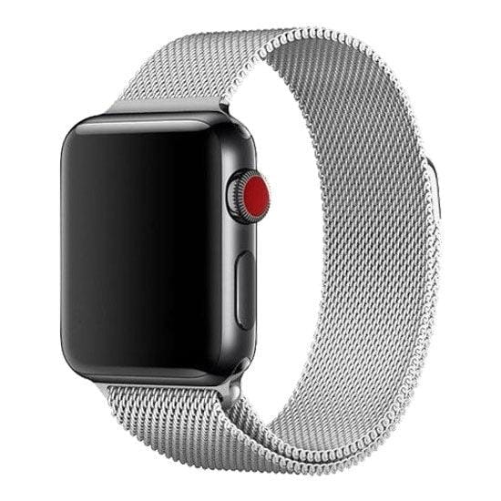 2+1 | Apple Watch Bandje Fiore - Milanese - Zilver