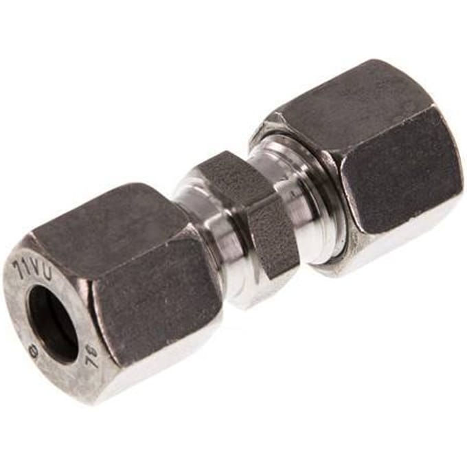 8L RVS Rechte Snijring Koppeling 315 Bar DIN 2353 - FL2S-C-ST-08-L