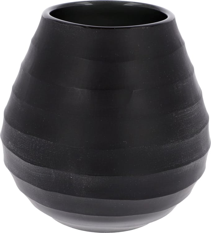 Goebel - Accessoires | Vaas Slate Black 14 | Glas - 14cm