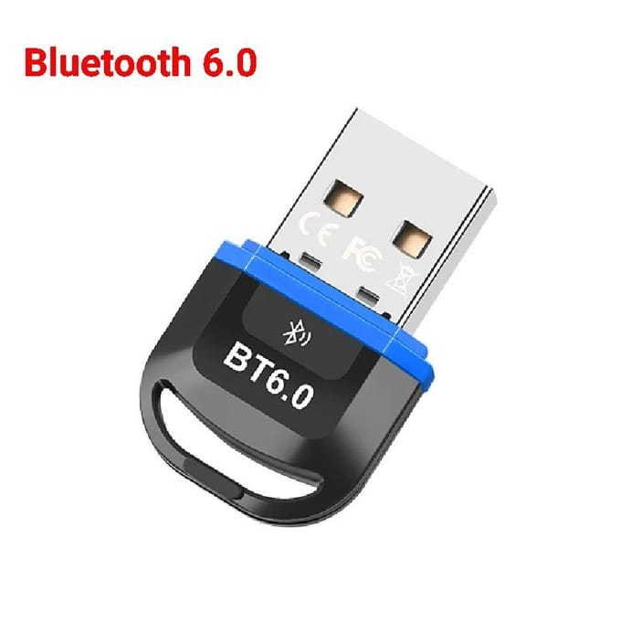 Bluetooth 6.0 Adapter Draadloze Audio Zender Ontvanger USB Dongle voor Auto Koptelefoon Luidspreker Driver Vrij VoorWindows 8.1/10/11