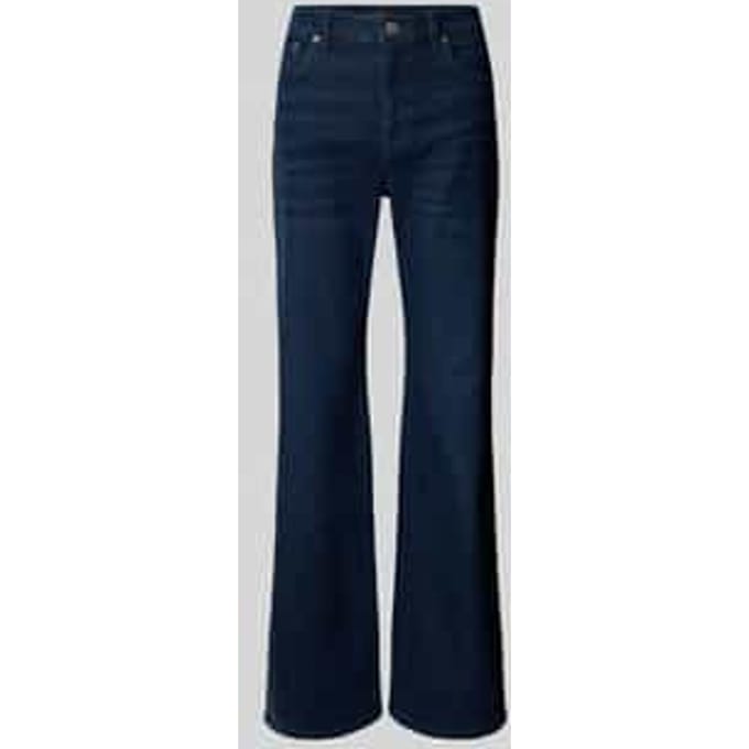 Flared cut jeans met steekzakken