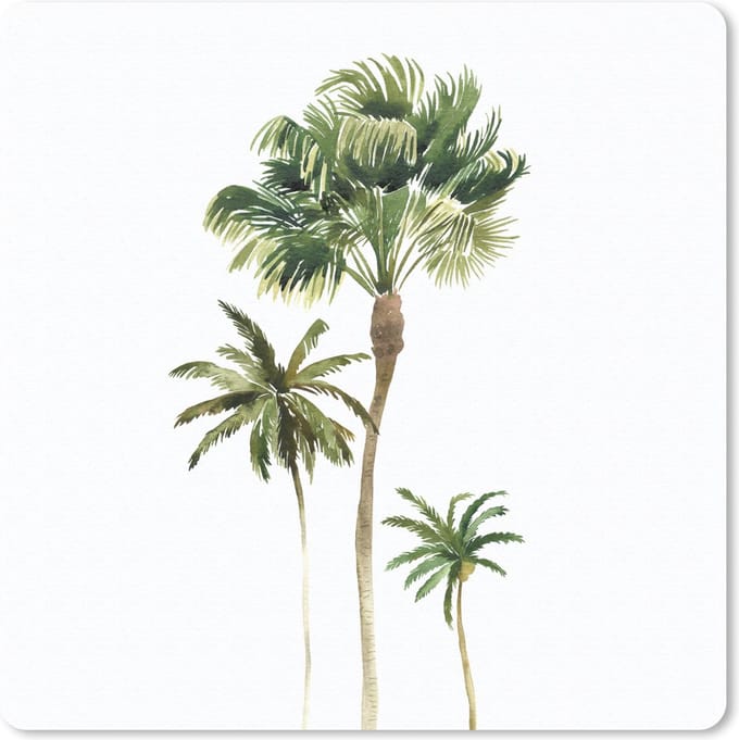 Muismat 20x20 cm - Mousepad Jungle - Boom - Groen - Muismatten