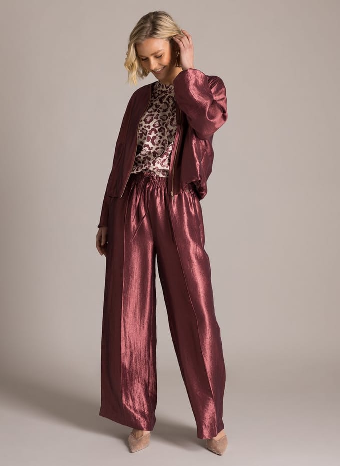 YEST Kassia Cover ups - Plum - maat 42