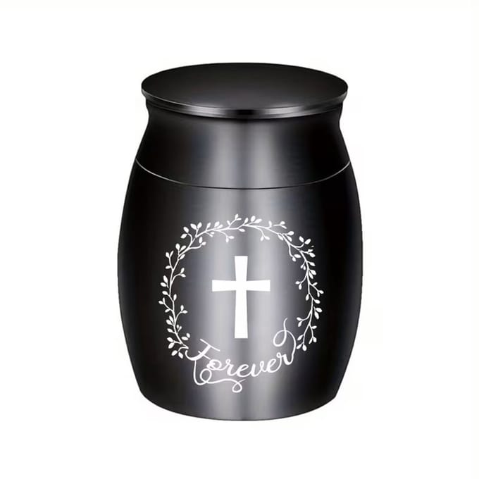 Mini urn met kruisje