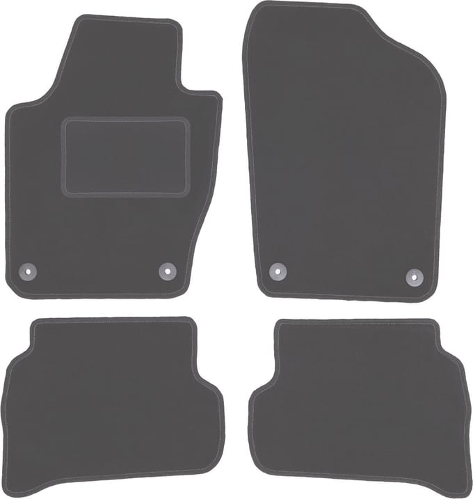Grafiet automatten voor: Volkswagen Polo V hatchback (2009-2017)
