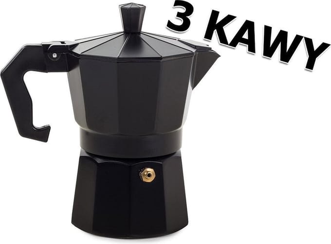 Aluminium Moka Espressokan voor Kookplaat 3 Kopjes – 150 ml