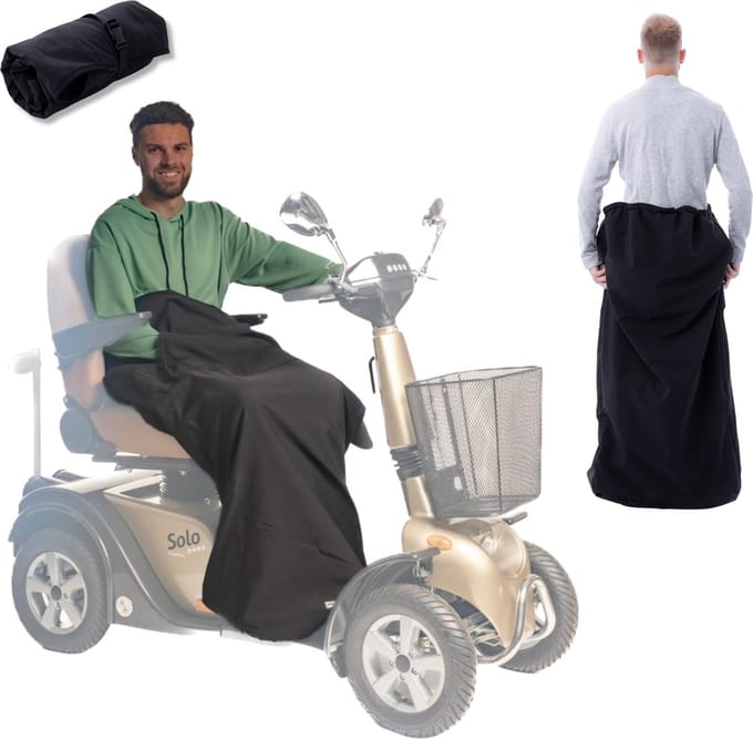 Belieff Warme scootmobiel deken dicht