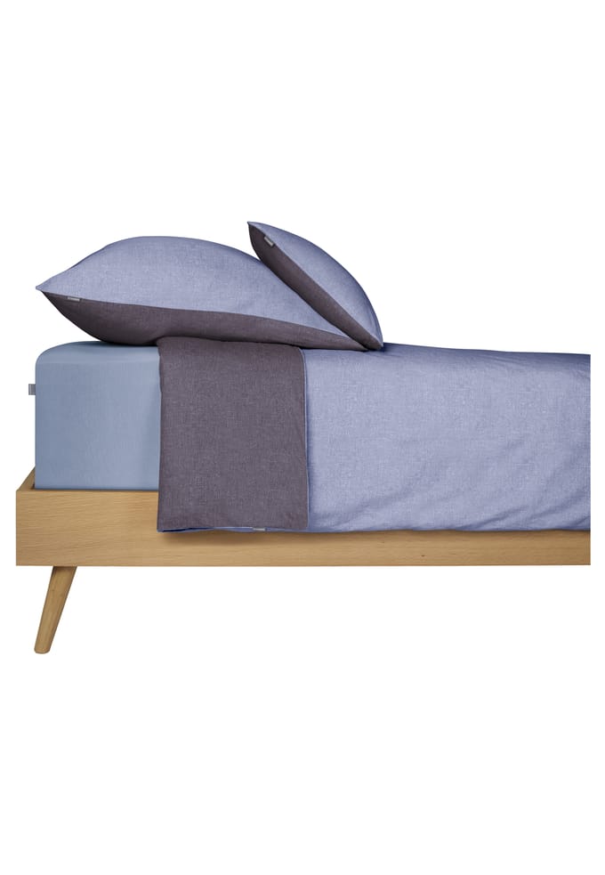 Omkeerbaar beddengoed, 2-delig, Renforcé, navy-grijs  SCHIESSER Home 155*220