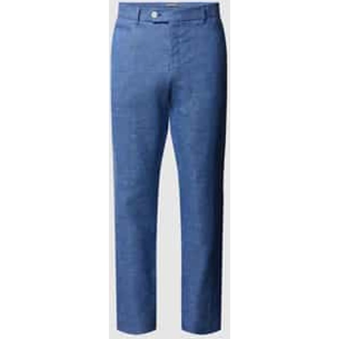 Regular fit broek in gemêleerde look, model 'Genius'