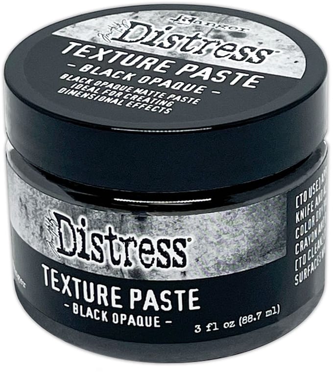 Ranger Distress Texture paste - Black opaque TSHK84471 Tim Holtz