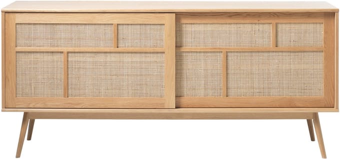 Dressoir Barrali Naturel Eiken 180cm - Giga Living