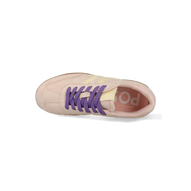 POSH by Poelman MEGAN Dames Sneakers - Geel met combinatie