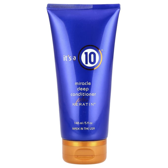 C'est un 10, Après-shampoing profond Miracle, Plus Kératine®, 5 fl oz (148 ml) blue