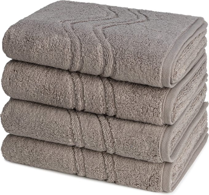 Ross Dames en Heren 4 X handdoek - per set Cashmere feeling