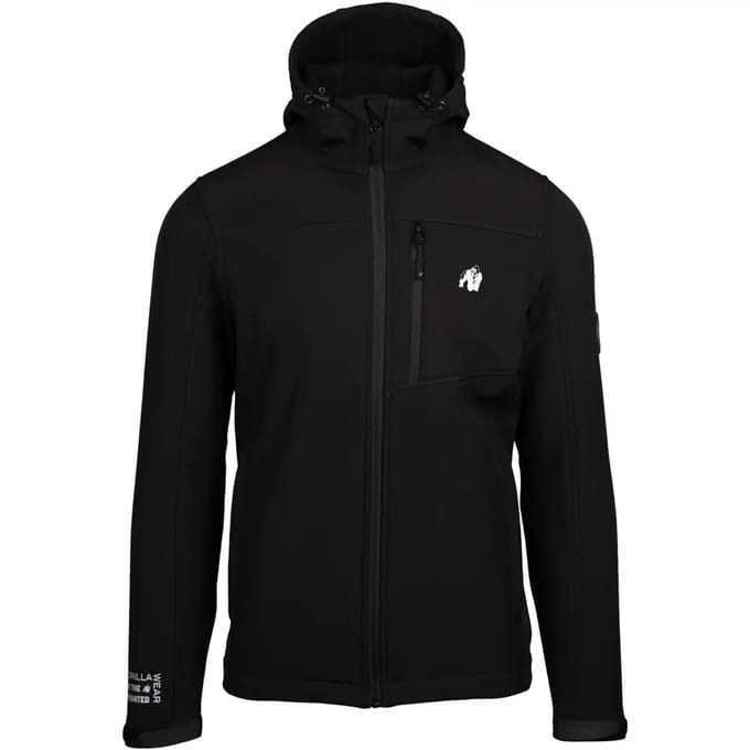 Gorilla Wear Foster Softshell Jas - Zwart - M