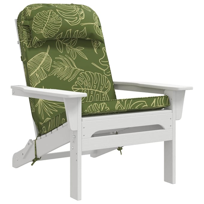 vidaXL - Zon - Ligzitzak - Kussen - 100% - Polyester - Blad - Design - 55 - x - 124 - x - 5 - cm
