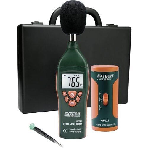 Extech 407732-KIT Decibelmeter – 35 - 130 dB