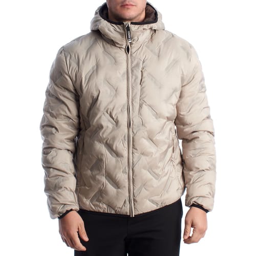 Heren Gewatteerde Jas met Capuchon US40127001