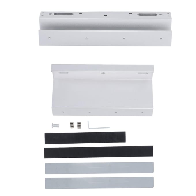 Support de verrouillage magnétique électrique 280 kg pour contrôle d'accès à une porte white