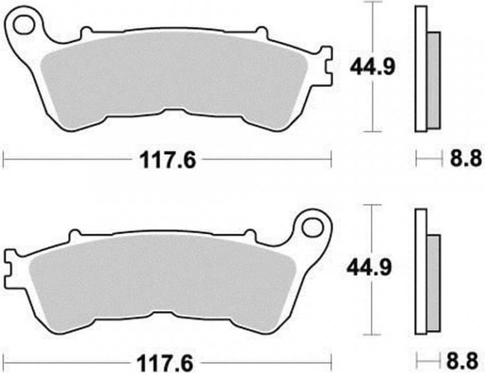 Ap Racing-remblok voor Honda 150 SH I-scooter 2009-2017, nieuw