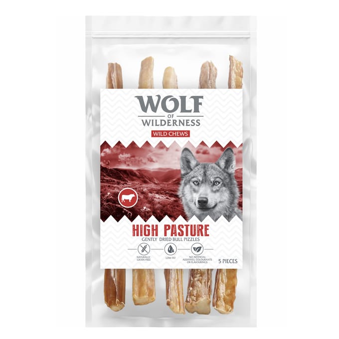 Wolf of Wilderness Runderspieren "High Pasture" 18,5 cm - 5 stuks