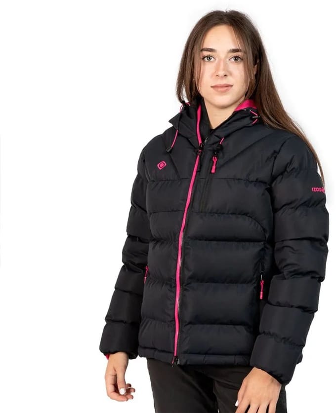 Izas Nilo Donzen Jas Zwart 2XL Vrouw