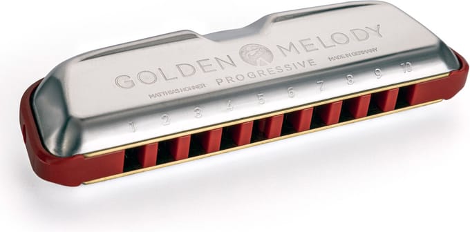Hohner Golden Melody Progressive, E - Diatonische mondharmonica