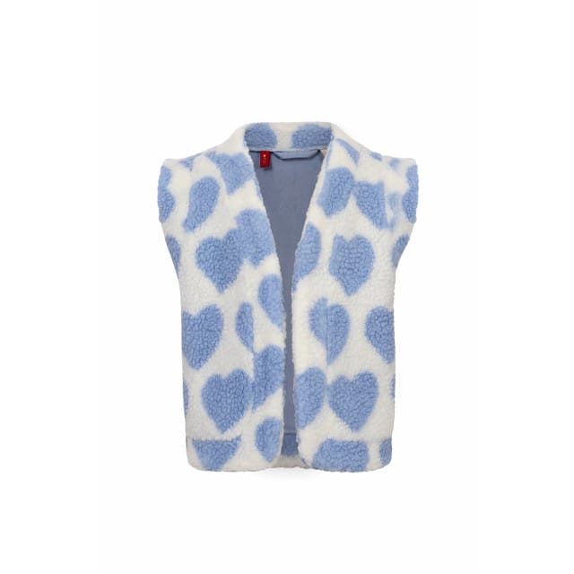 LOOXS Little 2501-7005-017 Meisjes Gilets - Maat 116/122 - ecru van 100% POLYESTER