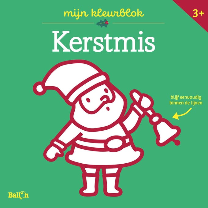 Boek Specials Nederland BV My Color Block Christmas with Thick Lines