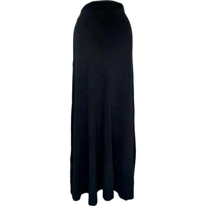 Ba&sh Basma maxi rok in zwarte viscose