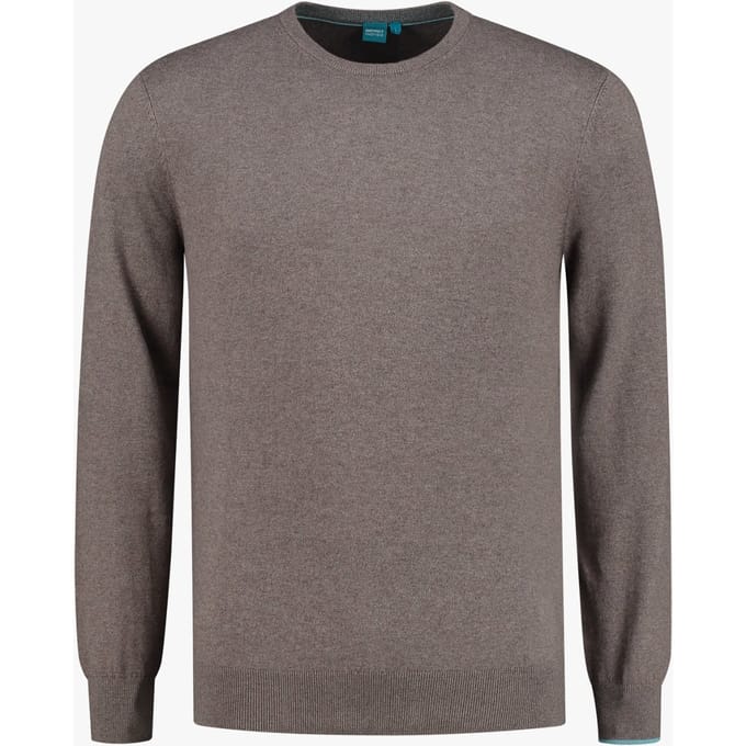 District Indigo Pullover Crewneck Brown   S