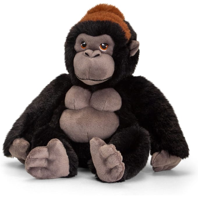 Keel Toys Gorilla aap - 20 cm - Dieren knuffelbeesten