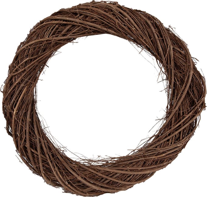 Clayre & Eef Krans Ø 50 cm Bruin Hout
