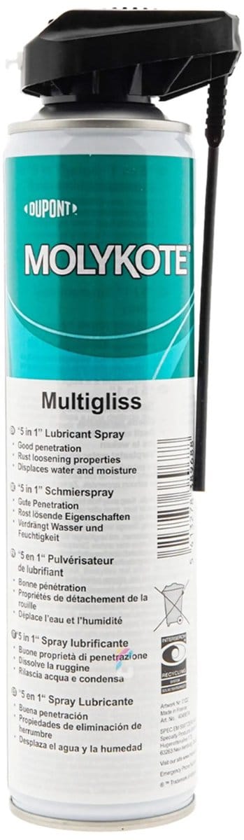 MOLYKOTE Multigliss Roestoplosser spuitbus 400ml