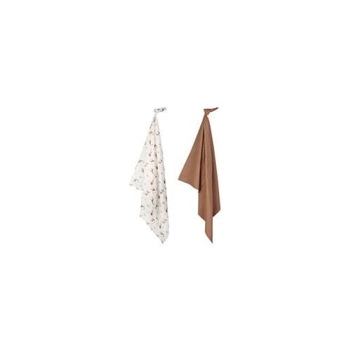 Prénatal hydrofiele multidoeken savanne 2 stuks Ivory White unisex