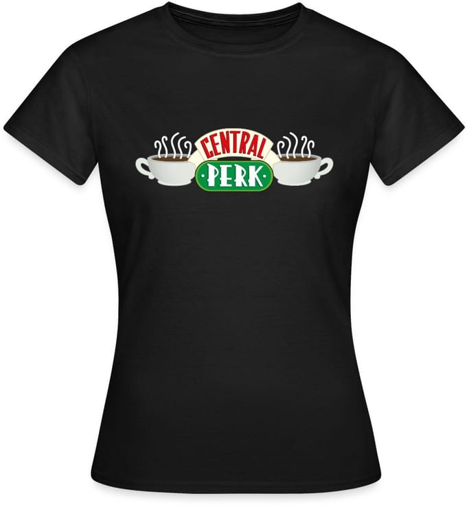Friends Central Perk Logo T-Shirt Dames