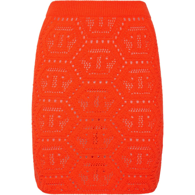 Gebreide Korte Rok Monogram
