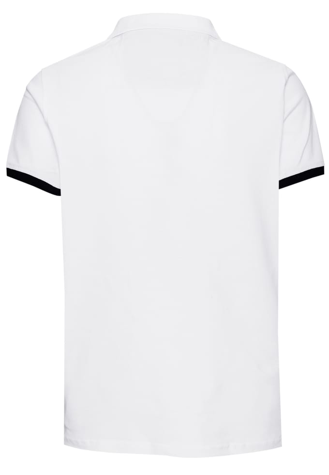 Contrast Polo Piqué Shirt Normale Pasvorm