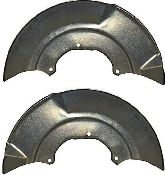 Remschijf Stofschild - Beschermkap Remschijf - Auto Onderhoud - Specifiek Model - Set van 2 - Zwart