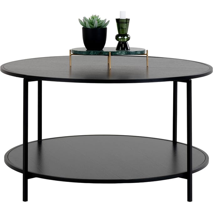 House Collection Salontafel Ø 80 cm Dina Zwart