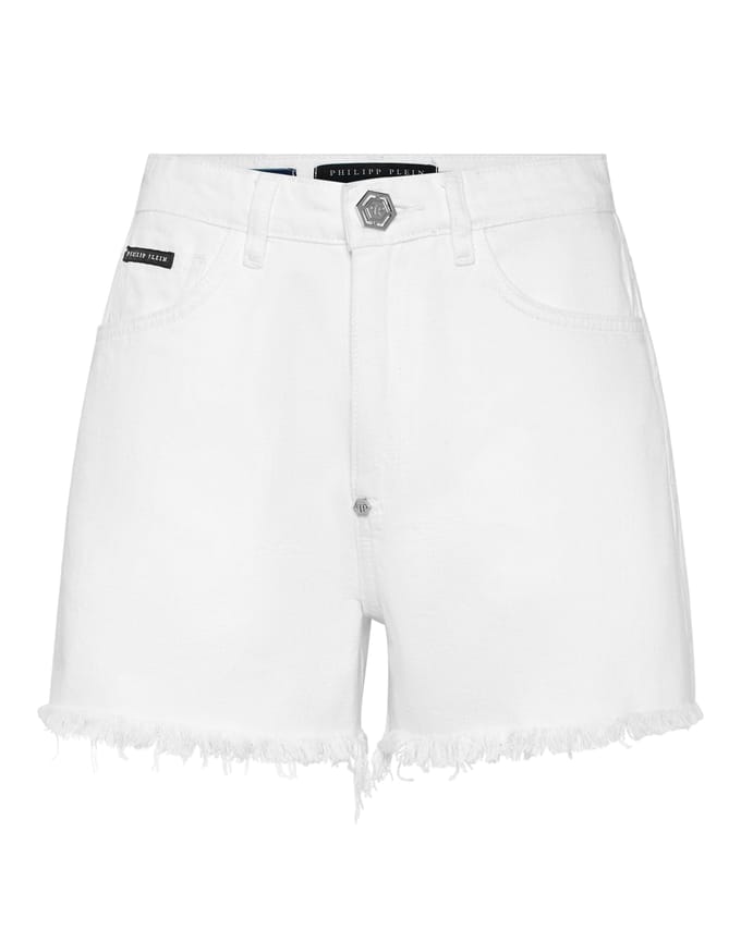 Denim Shorts Logo